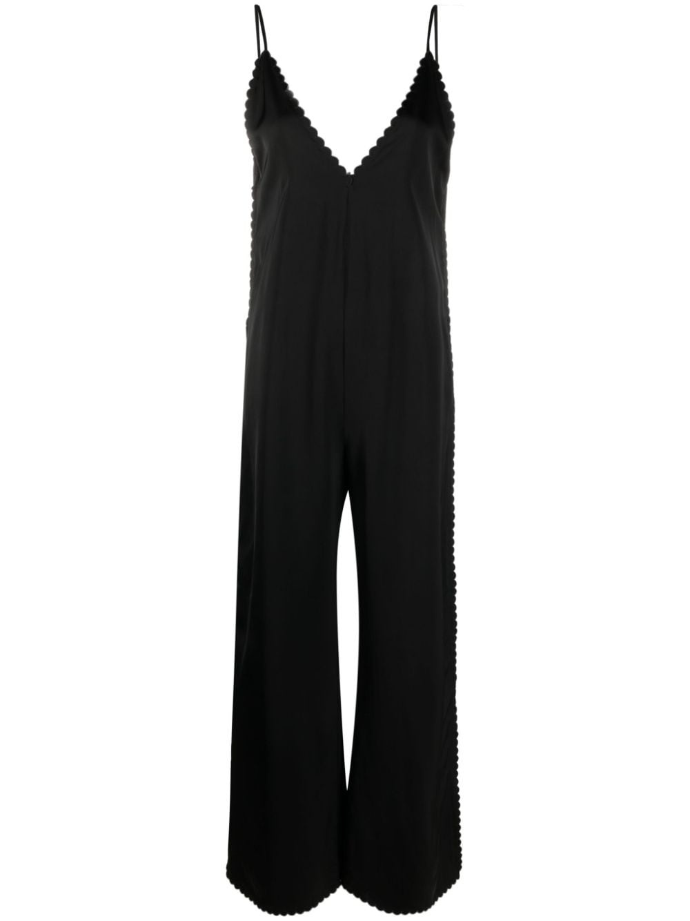 V-neck sleeveless jumpsuit - 1