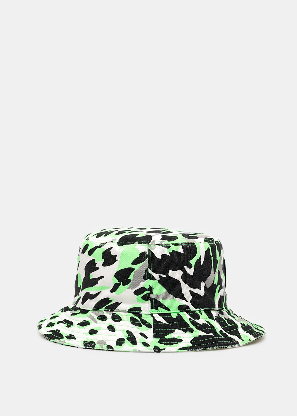 Noen Green Leopard Bucket Hat - 1