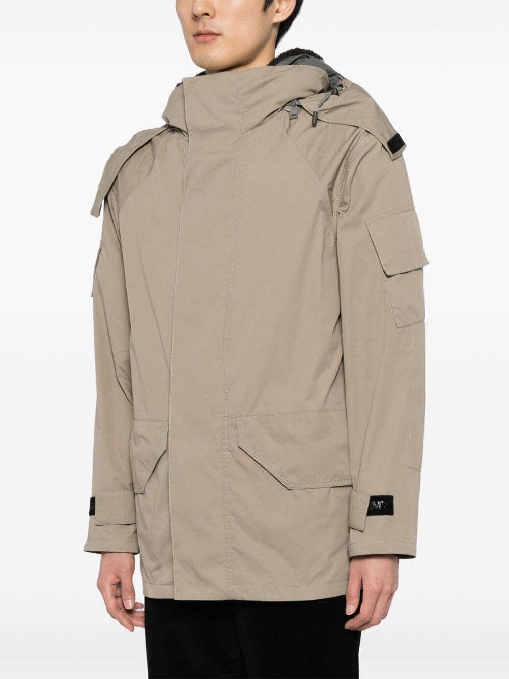 reversible hooded parka - 3