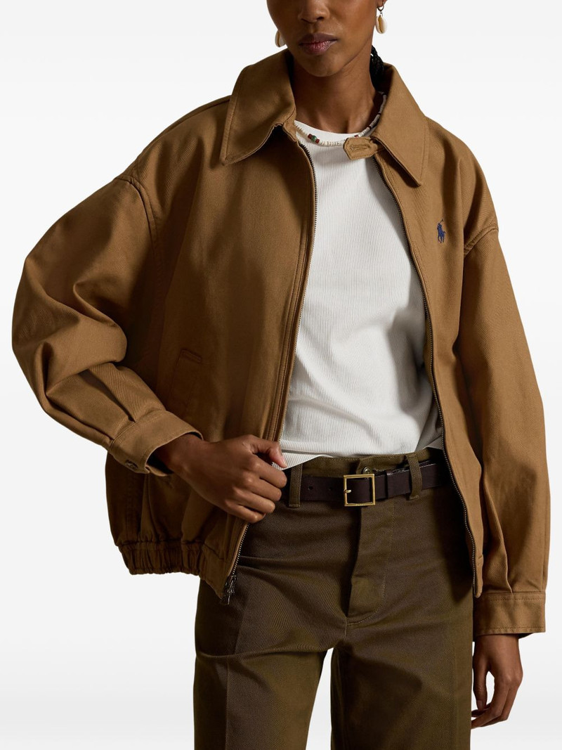 Polo Ralph Lauren pony-embroidered zip jacket outlook