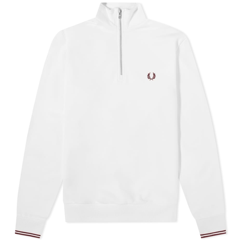 Fred Perry Half Zip Crew Sweat - 1