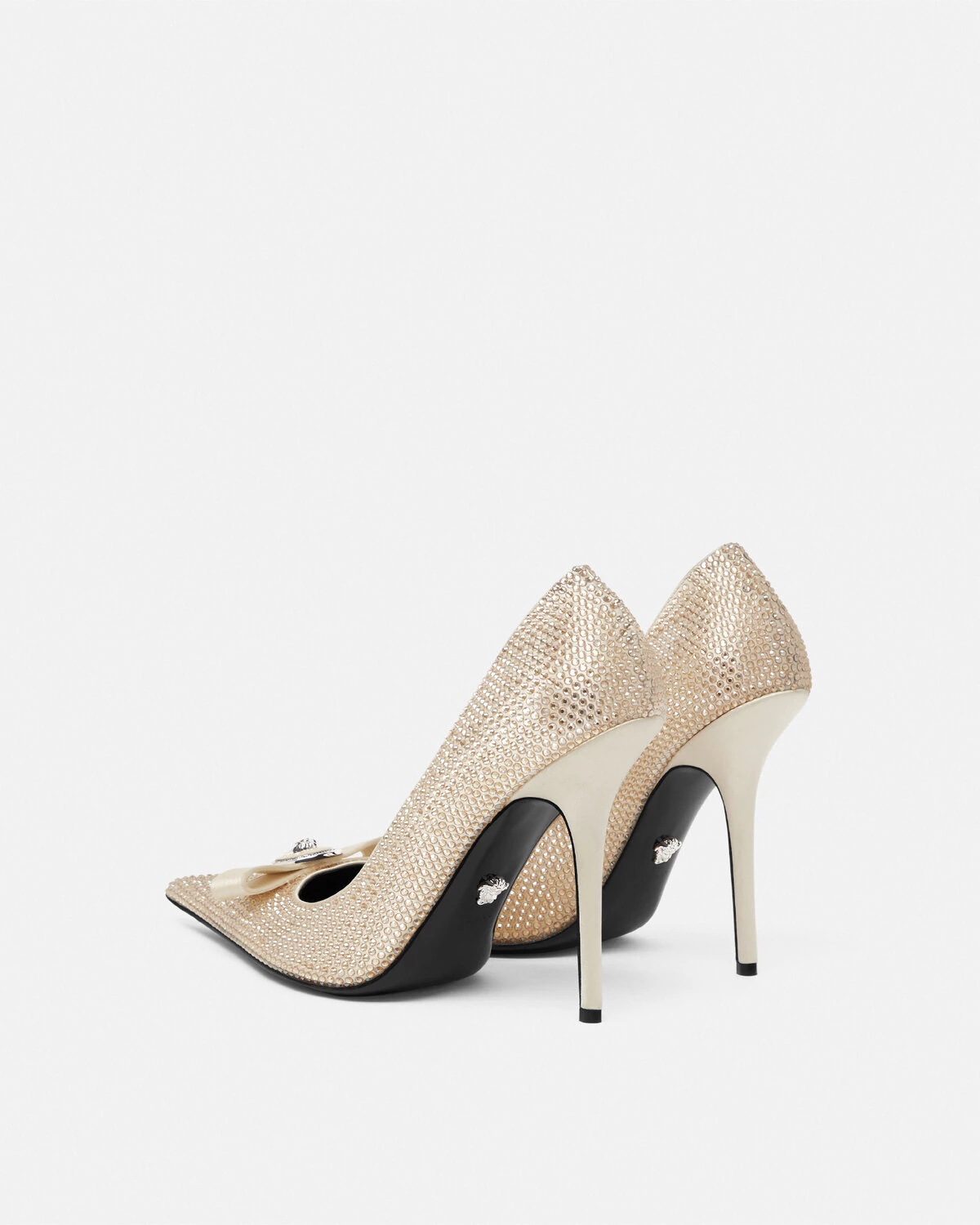 Gianni Ribbon Crystal Pumps 110 mm - 3