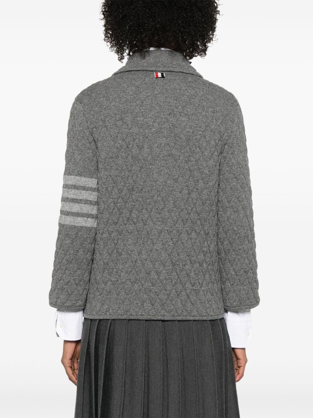 4 Bar Stripes quilted jacket - 4
