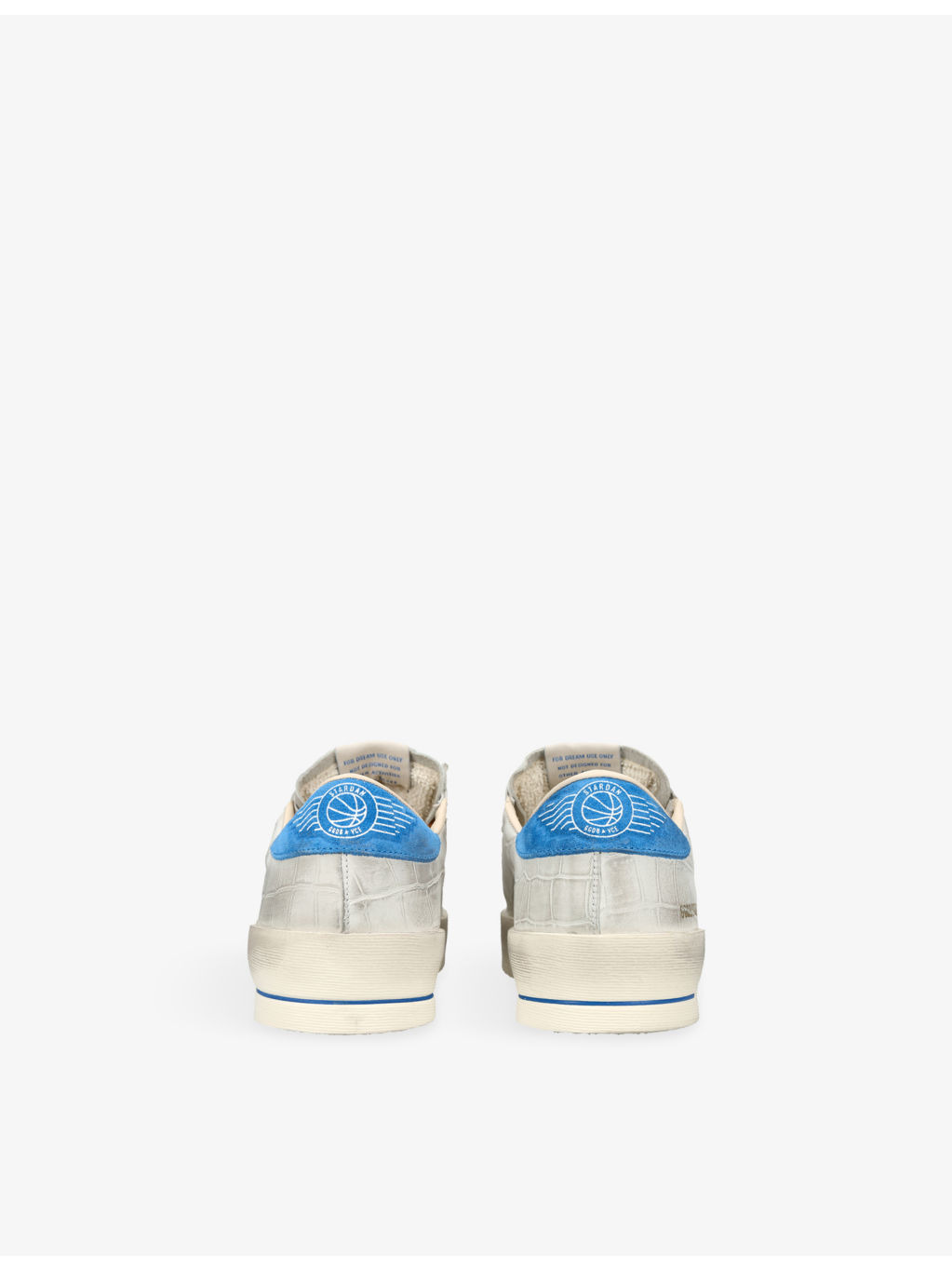 Men’s Stardan Crocodile-Embossed Leather Low-Top Trainers - 4