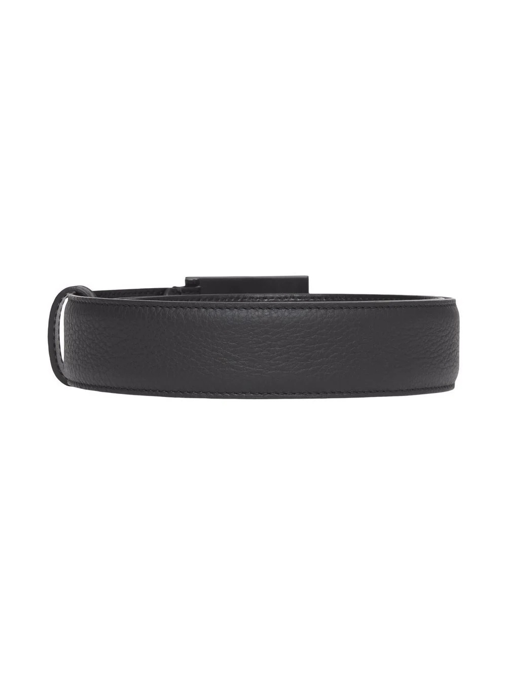 grainy leather belt - 3