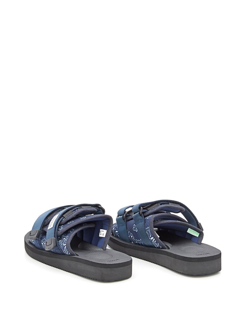 logo-patch sandals - 3