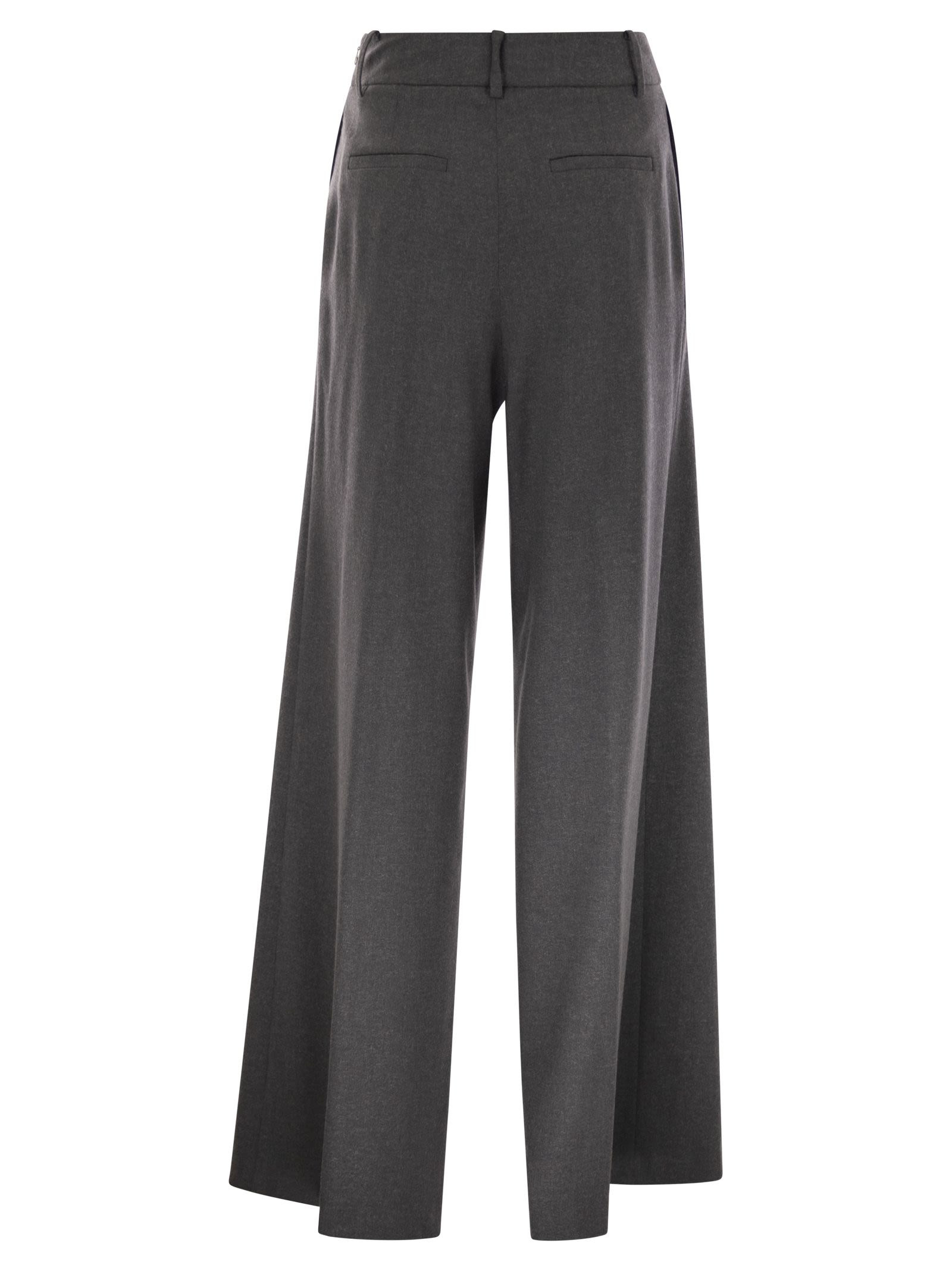 Herno Women Resort Trousers In Melange Fabric - 2