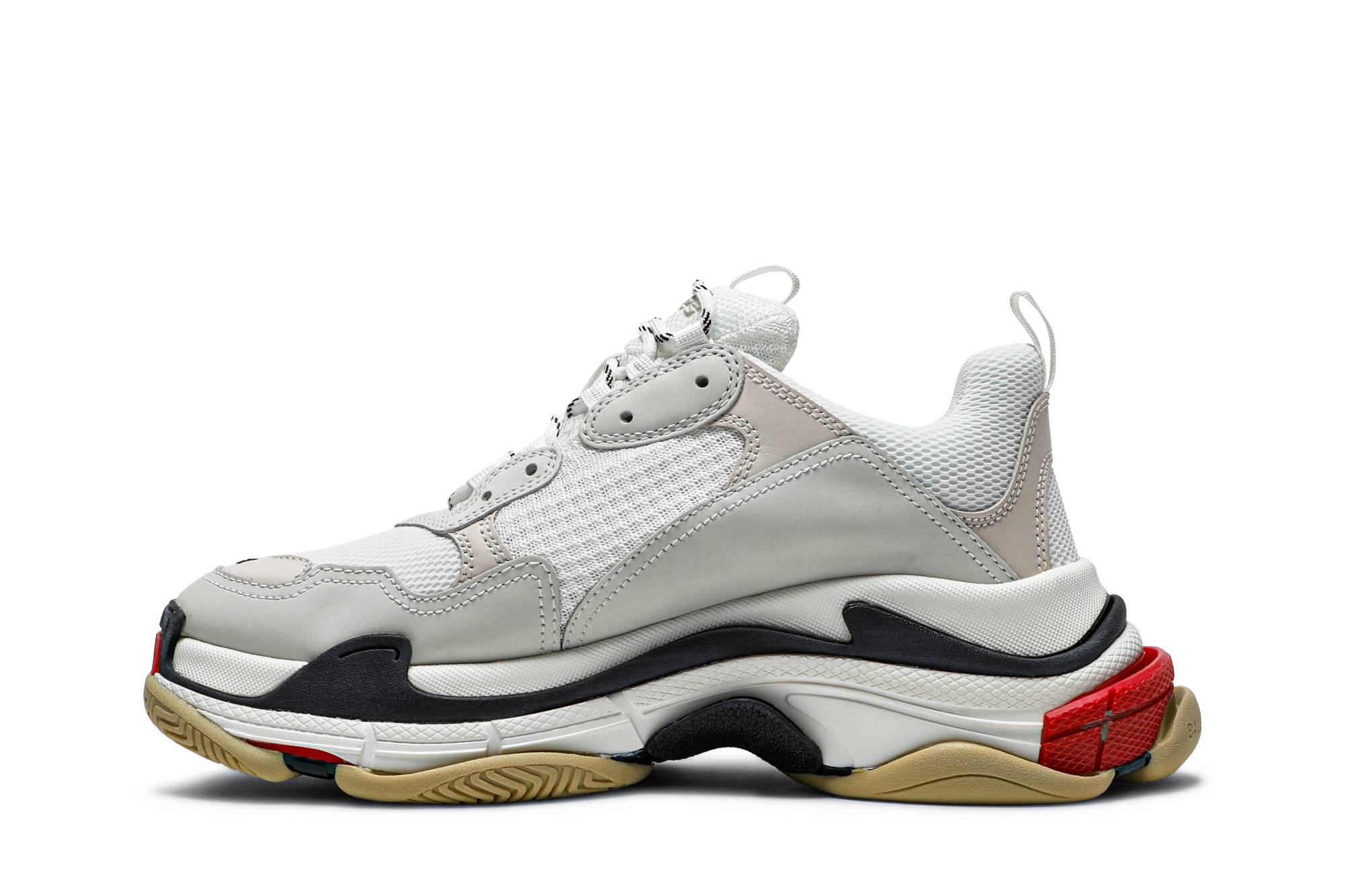 Balenciaga Triple S Sneaker 'White Black Red' - 3