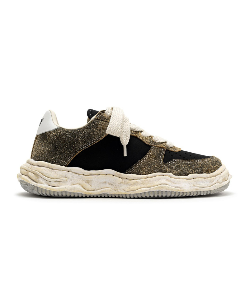 "WAYNE" OG Sole Mix Material Low-top Sneaker 8