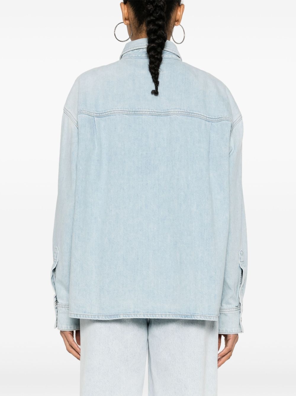 Gwen Slice denim shirt - 4