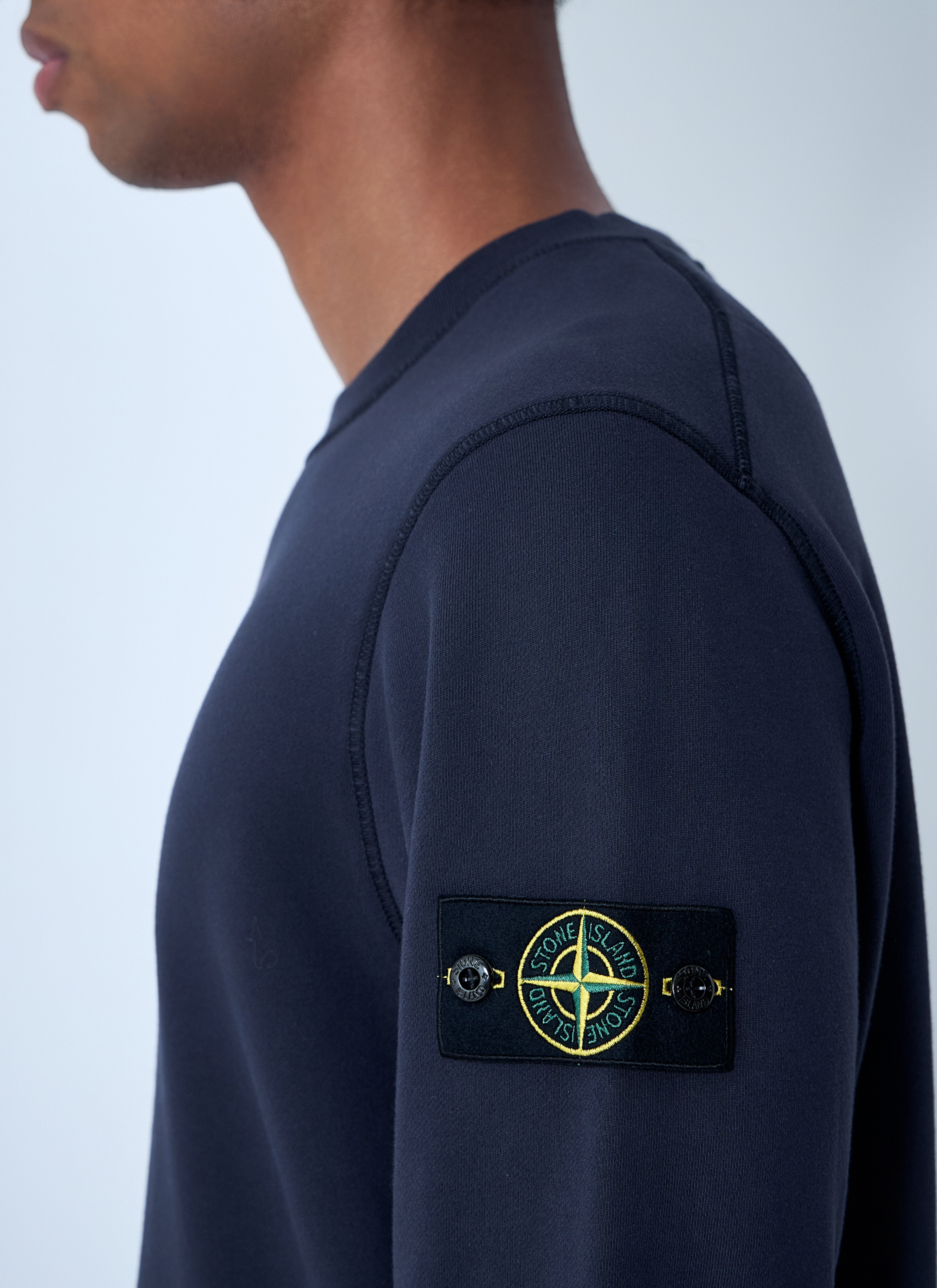 Stone Island Men Logo Patch Sweater - 5
