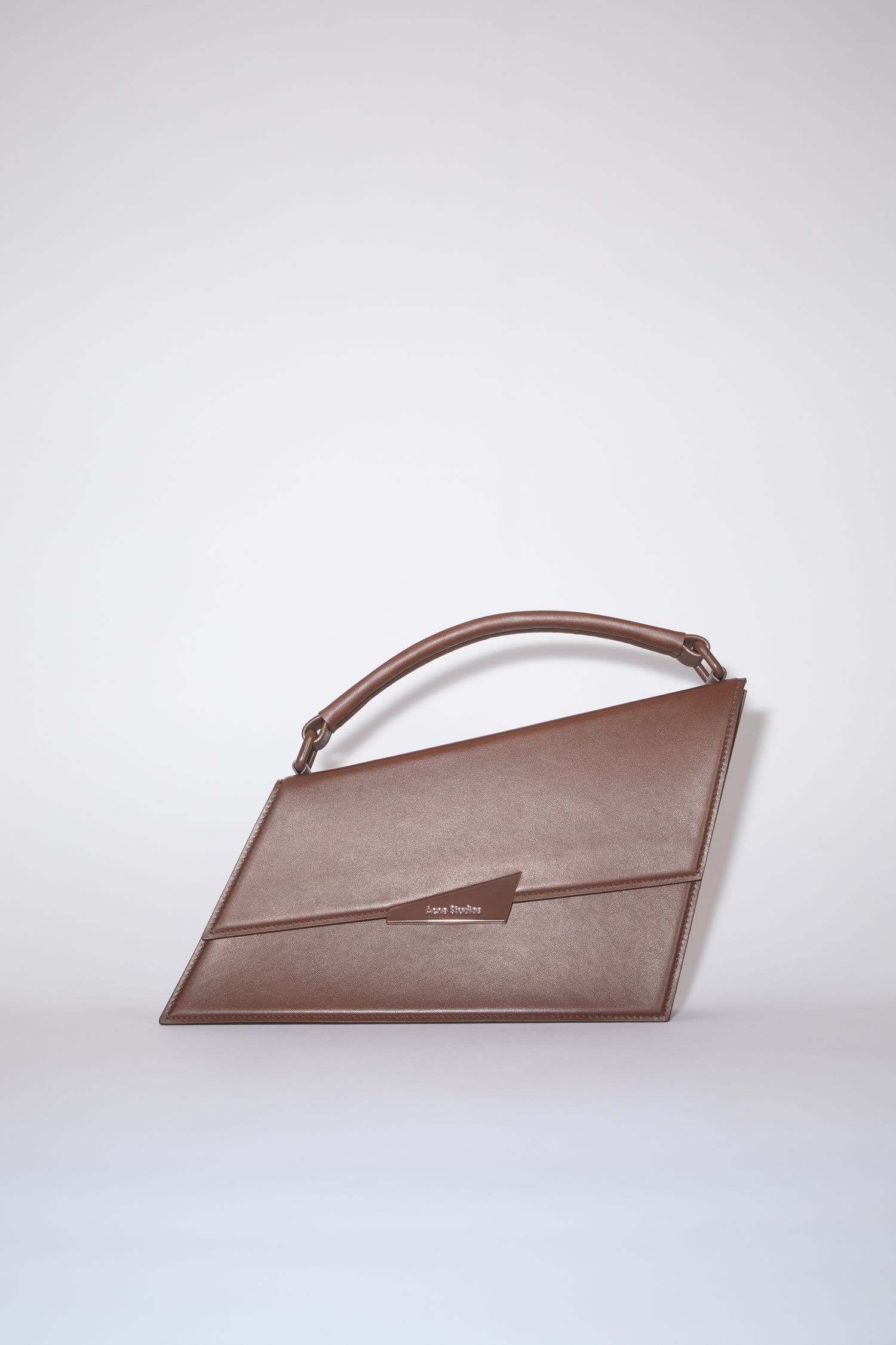 Distortion handbag - Chocolate brown - 1