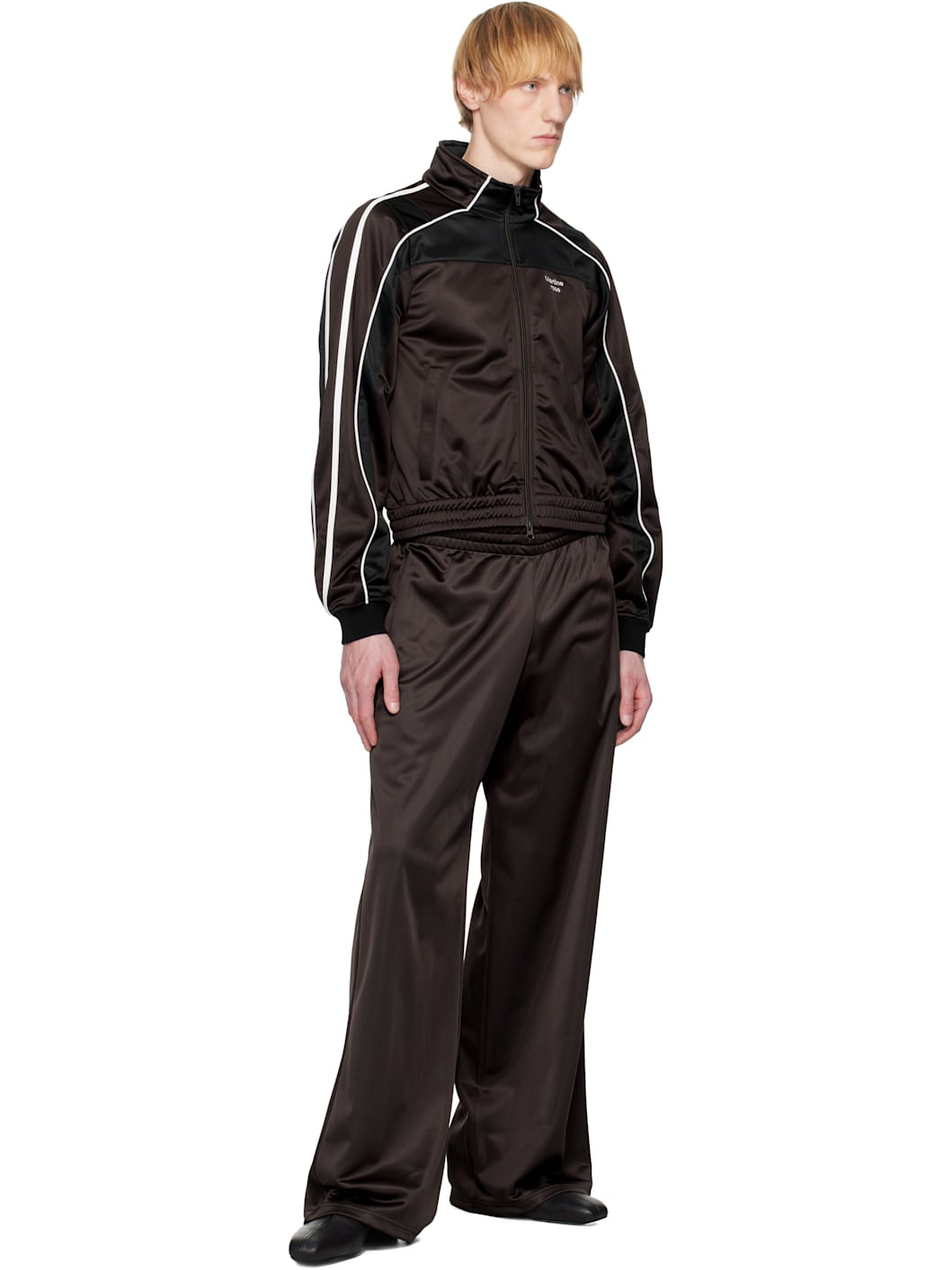 Black Jamal Slit Slippers - 5