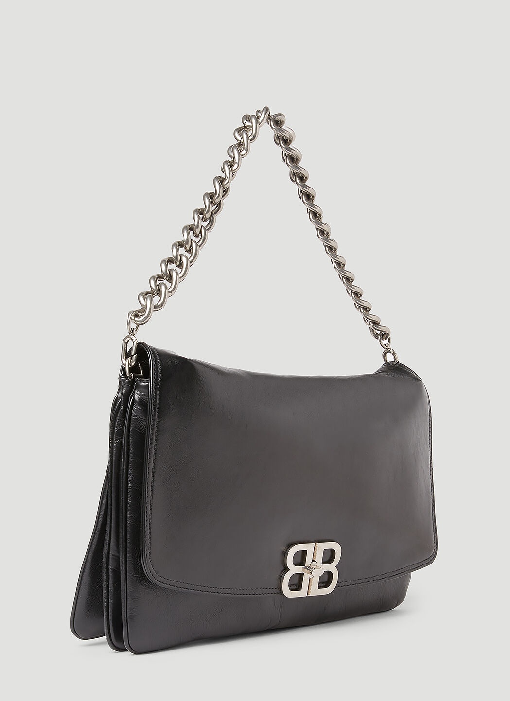 BB Soft Large Flap Shoulder Bag - 2
