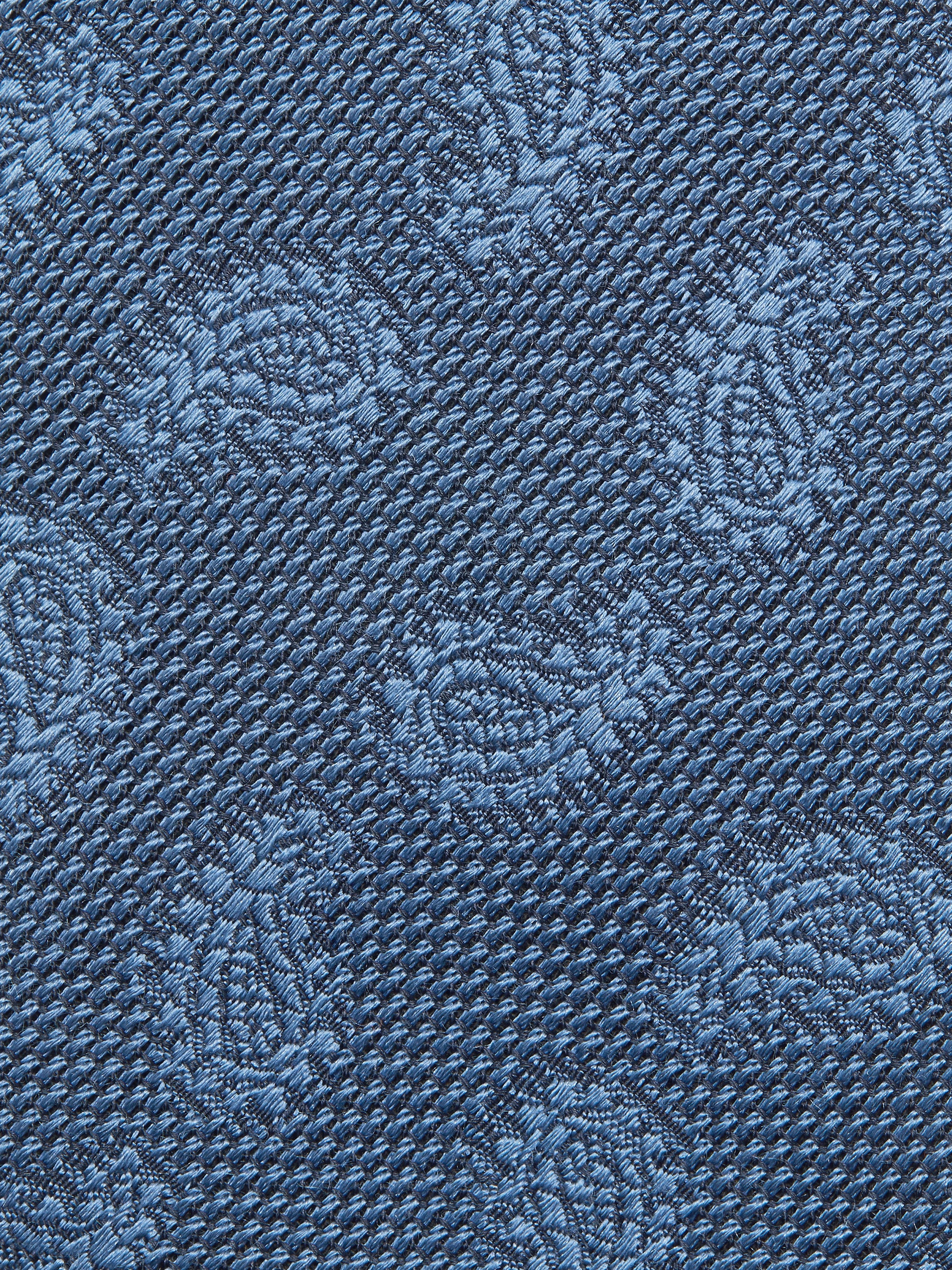 LIGHT BLUE SILK TIE - 2