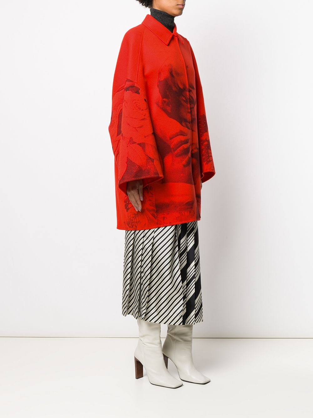 x Undercover Lovers print oversized coat - 3
