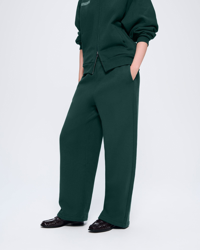 Womens 365 Heavyweight Straight Leg Track Pants - Foliage Green 3