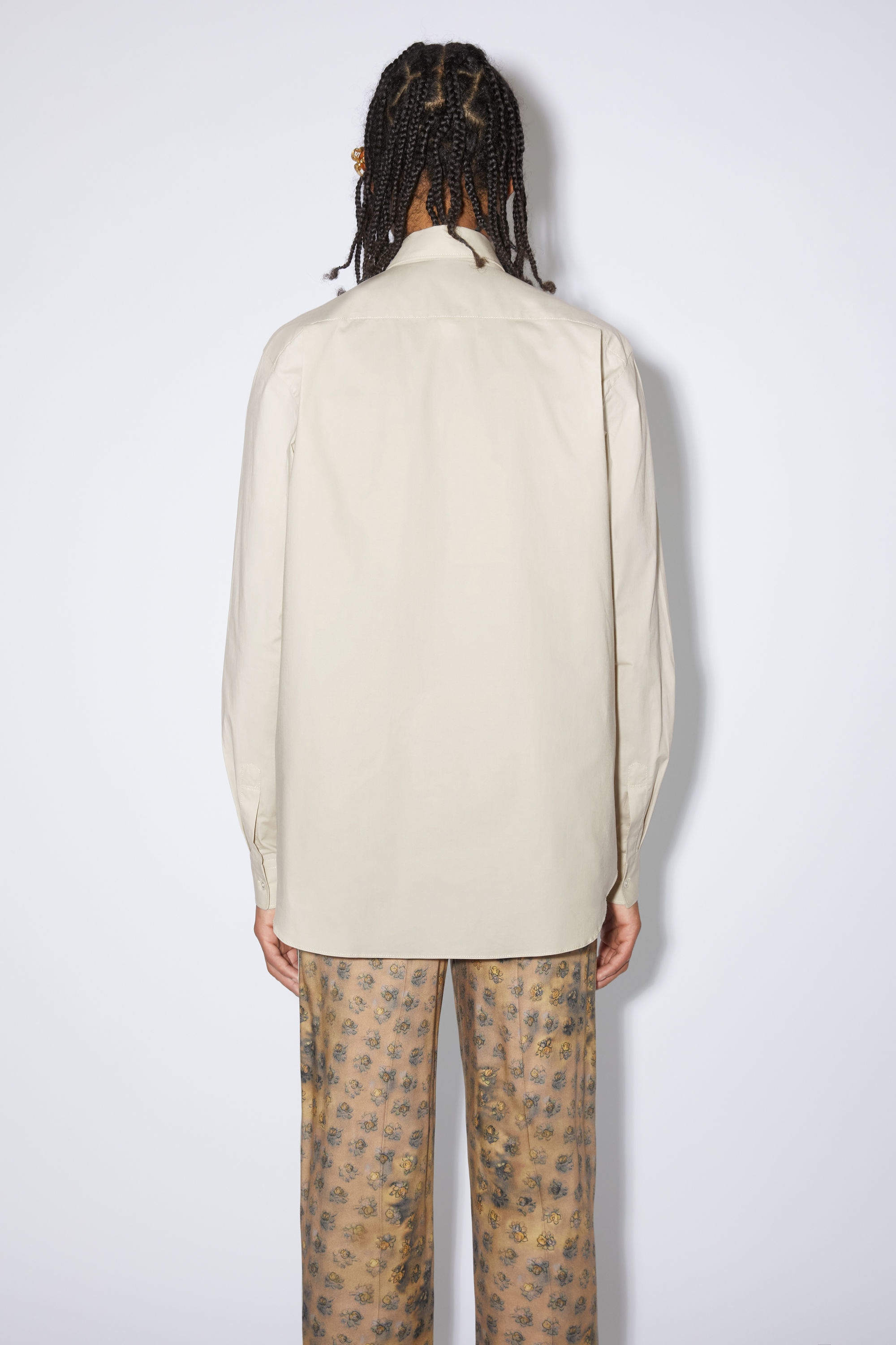 Button-up shirt - Antique white - 3