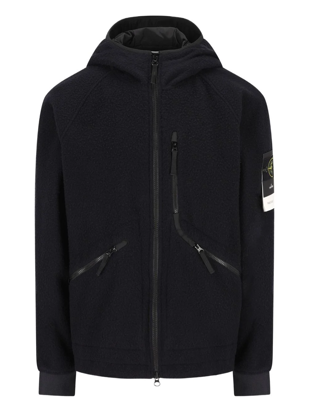 hooded zip-up jacket - 1