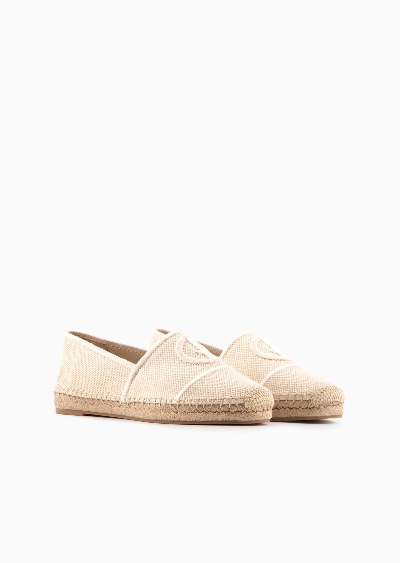 Cotton espadrilles with embroidered logo - 2
