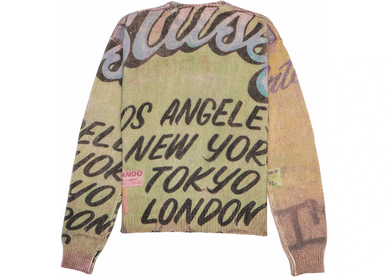 Stüssy Stussy Alfonso Sweater Multicolor outlook