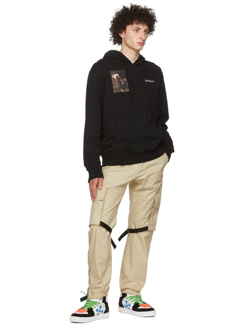 Off-White Black Caravaggio Lute Hoodie outlook