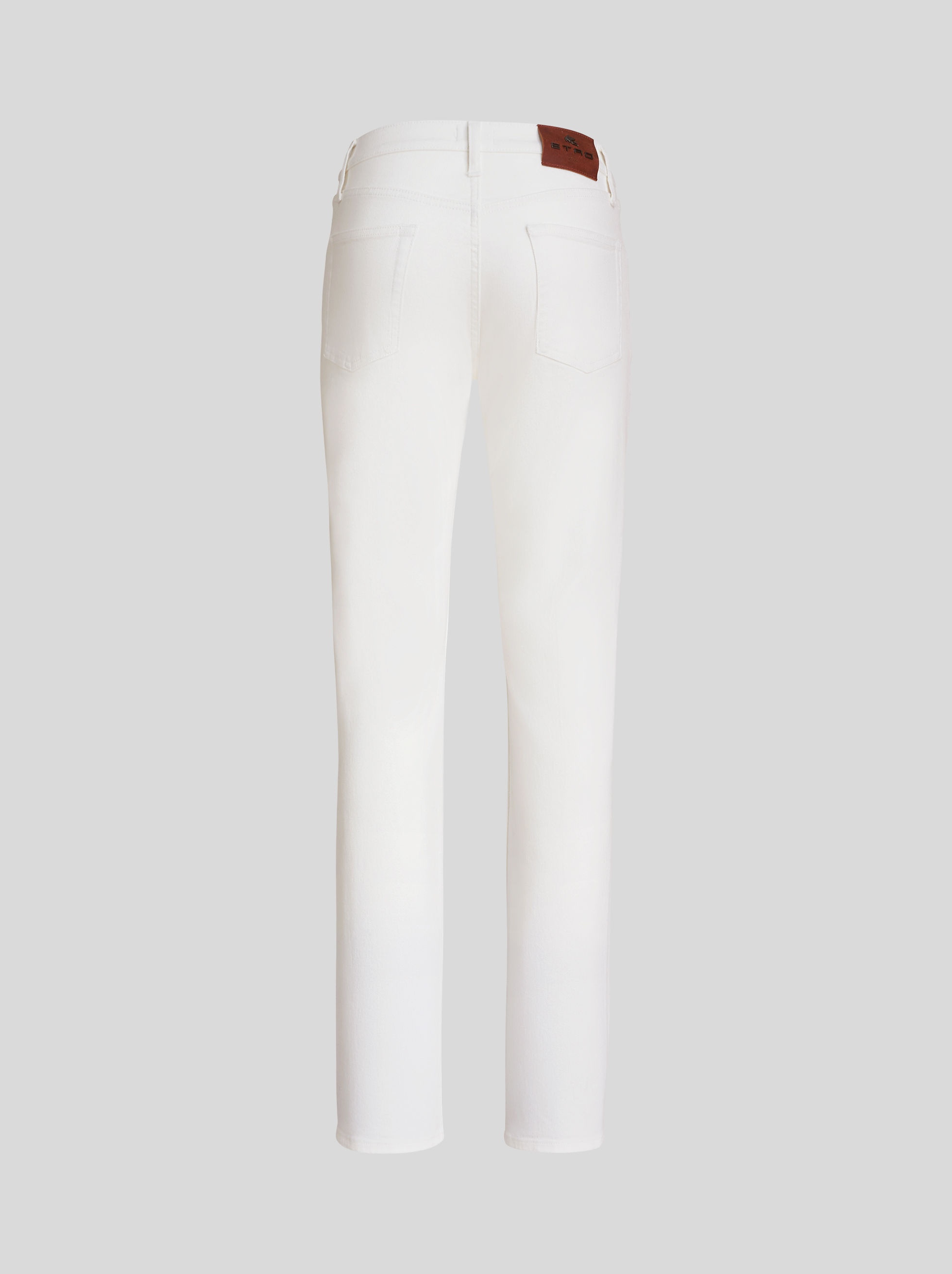 DENIM JEANS WITH PAISLEY EMBROIDERY - 5