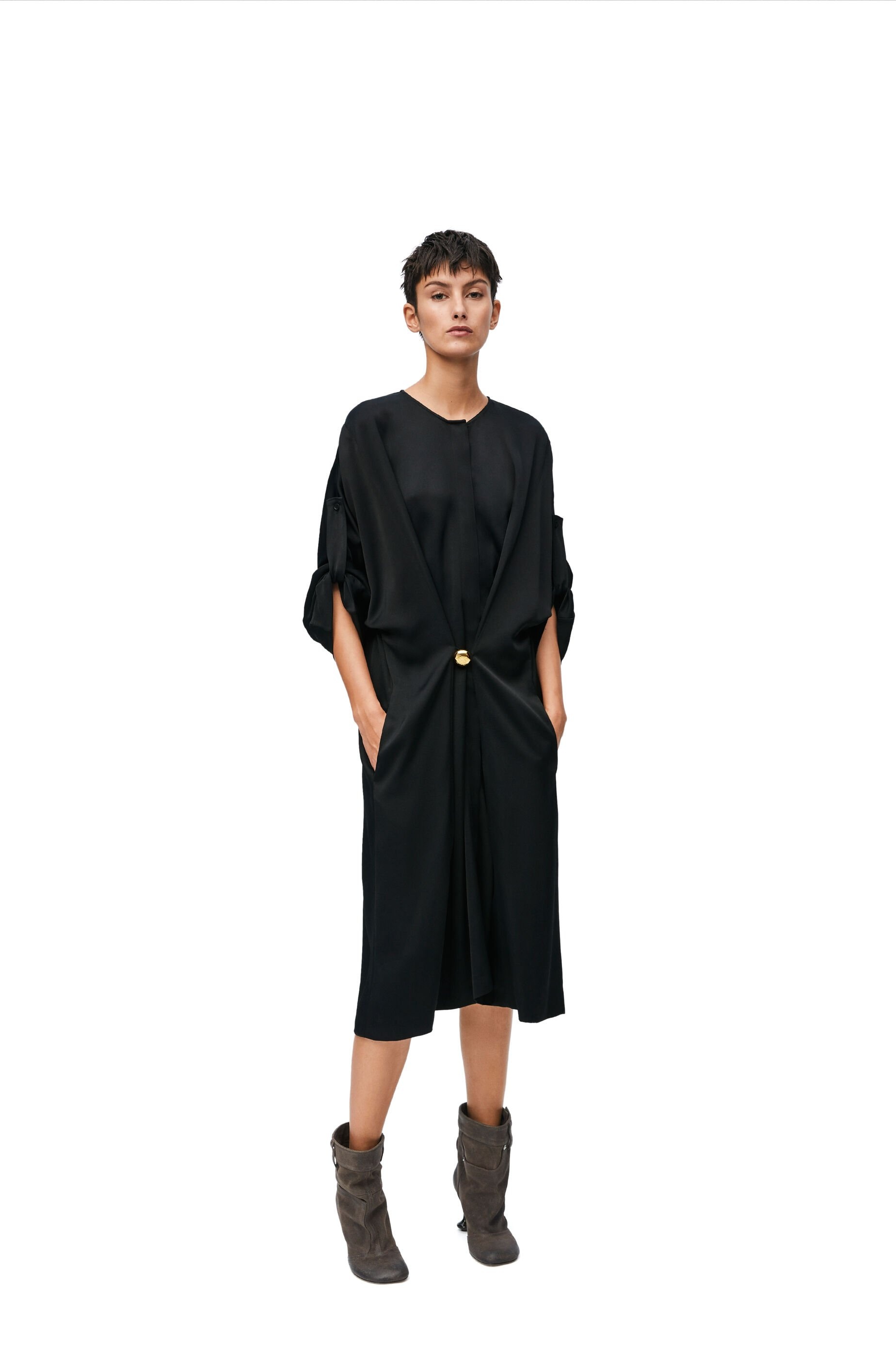 Pebble dress in viscose - 2