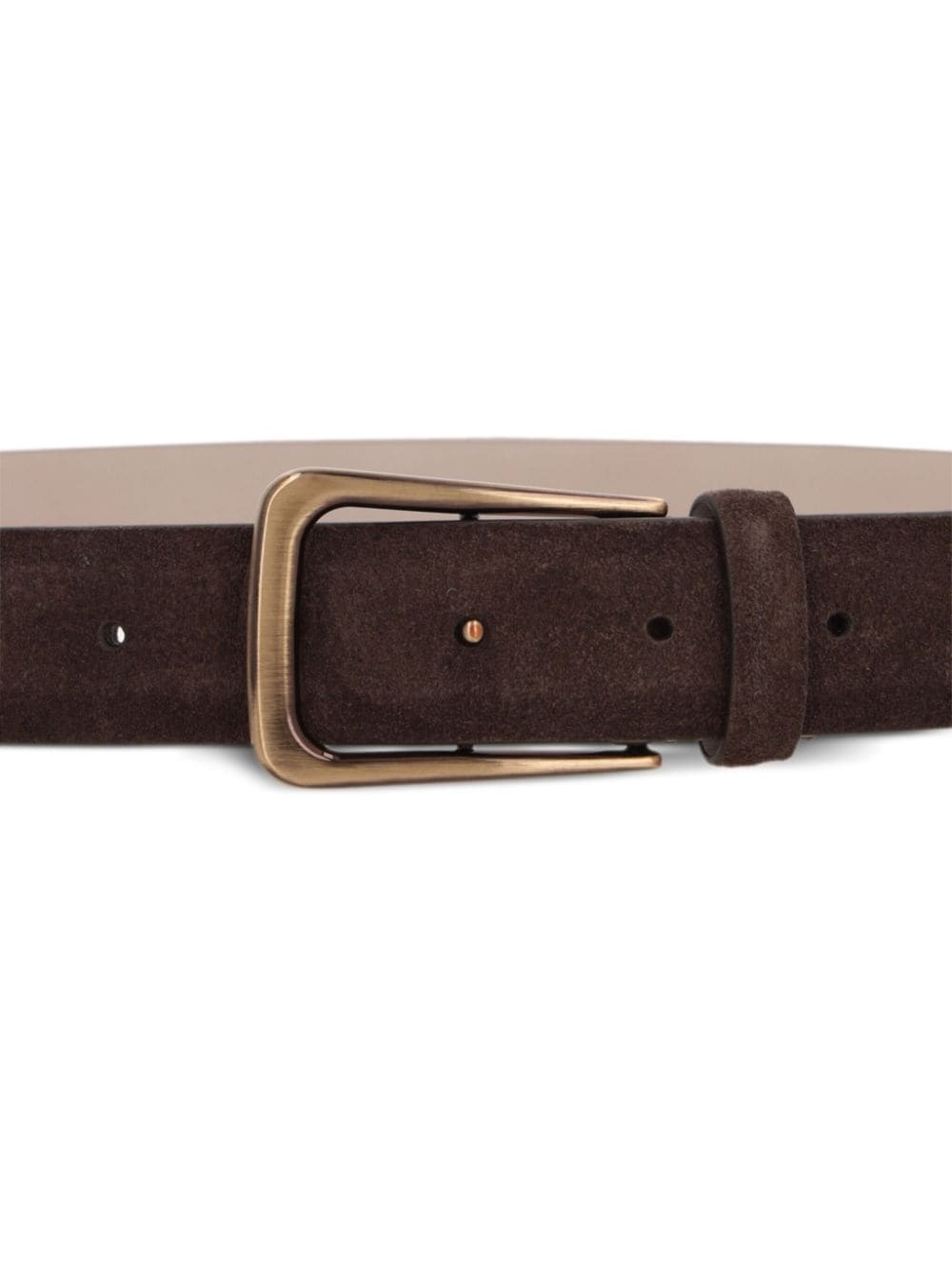 velvet buckled belt - 3