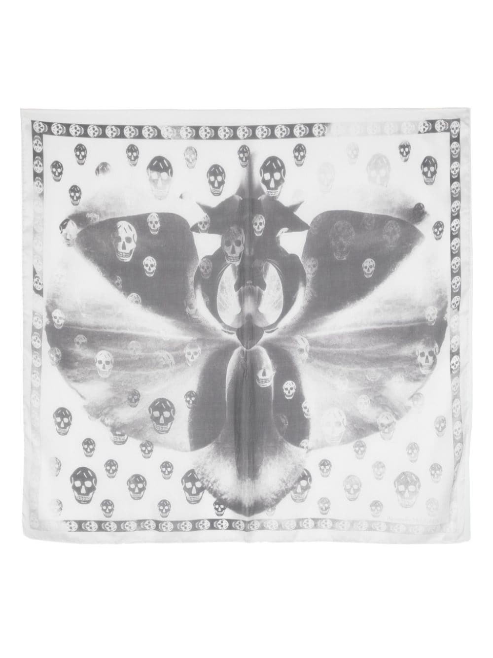 Orchid Classic Skull silk scarf - 1