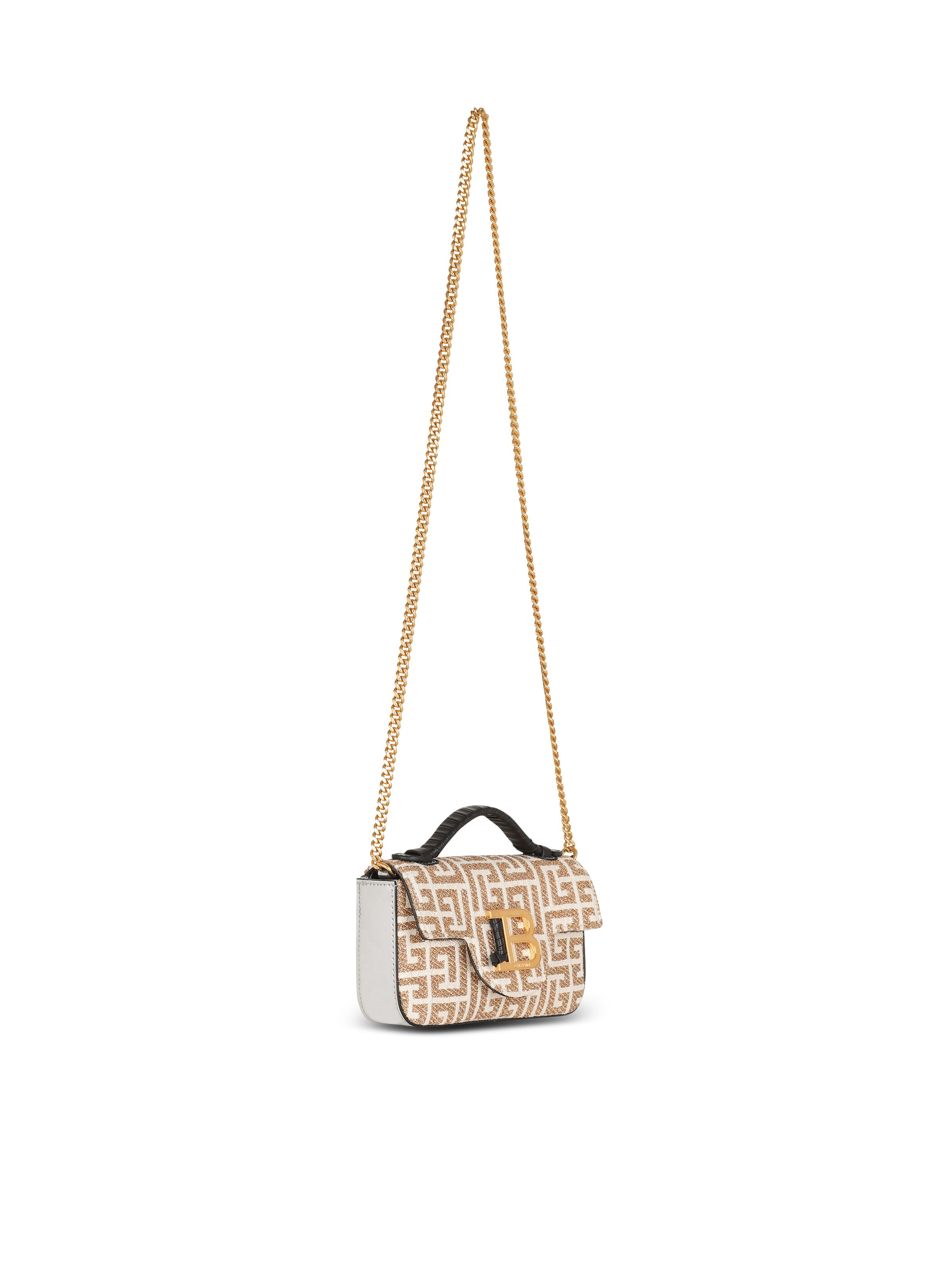 B-Buzz mini bag with lurex monogram - 3