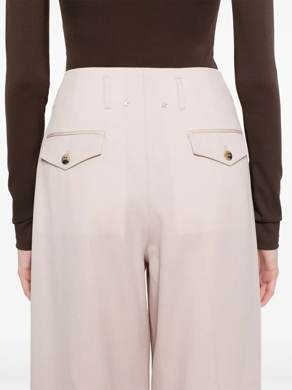 Golden Goose Women Journey W`S Sartorial Pleated Flavia Pant Light Dry Vw Tailoring Fabric - 5