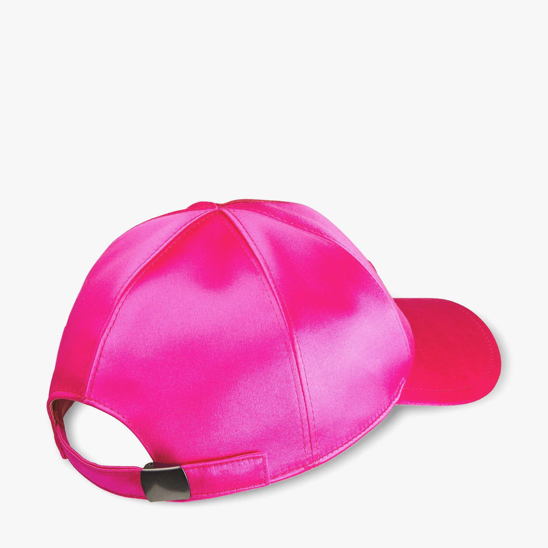 Jalon
Fuchsia Satin Baseball Cap with JC Monogram - 3