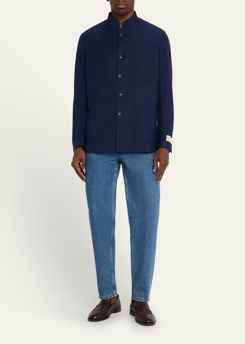 massimo alba Men's Bali Luxe Twill Jacket outlook