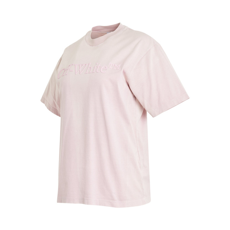 Off-White Laundry Logo Casual T-Shirt in Lilac outlook