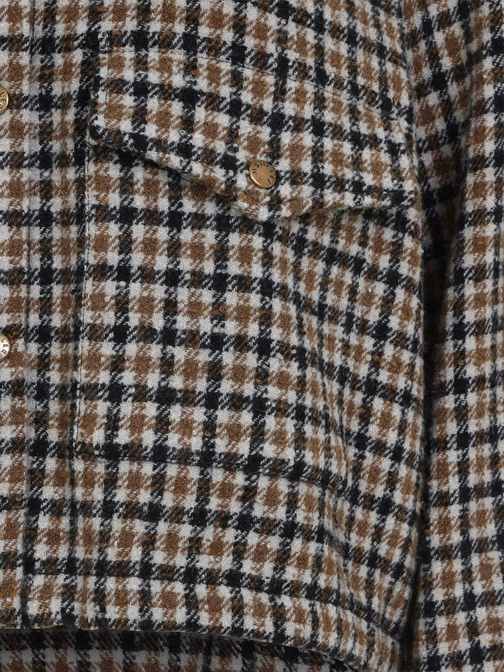 checked-pattern buttoned shirt - 4