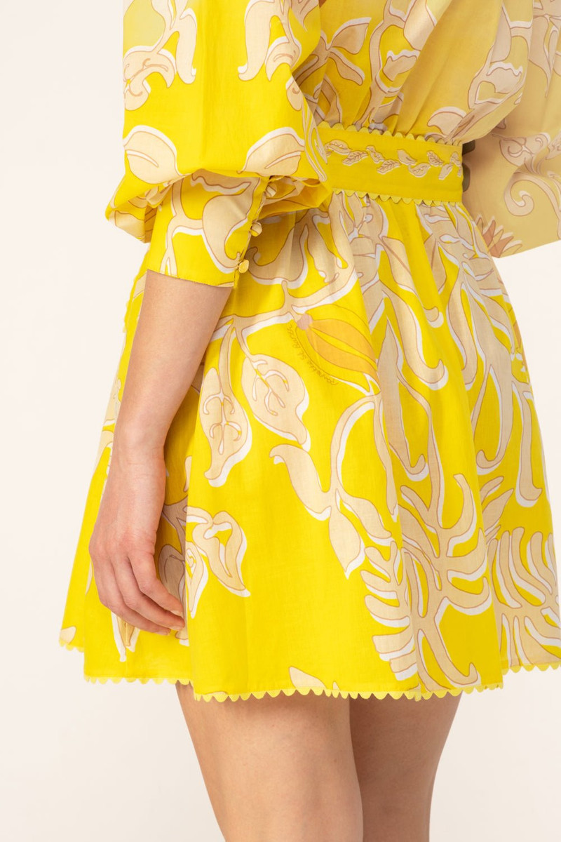 Mini Dress Conti - Yellow Ritual 7