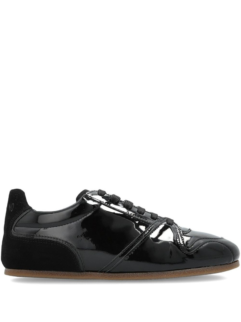patent-leather low-top sneakers 1