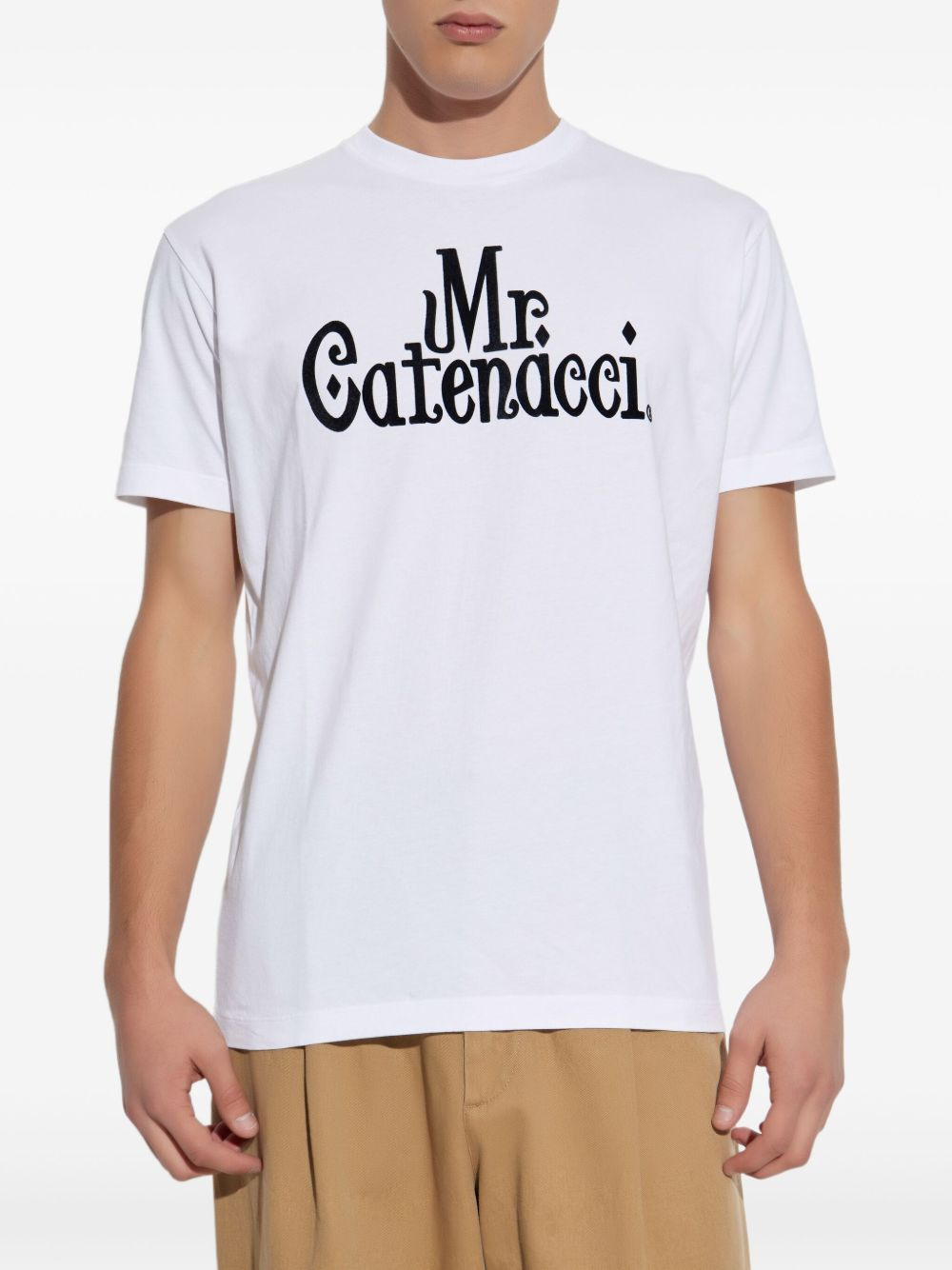 text-print T-shirt - 3