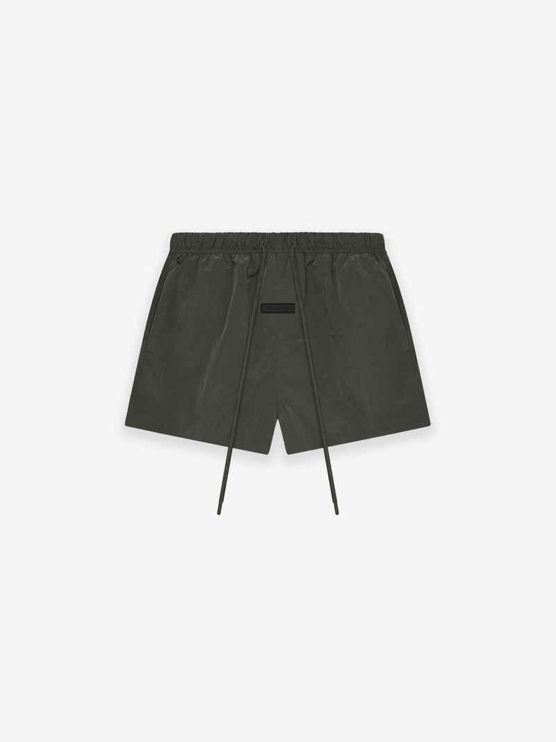 Womens Crinkle Nylon Running Short - 1