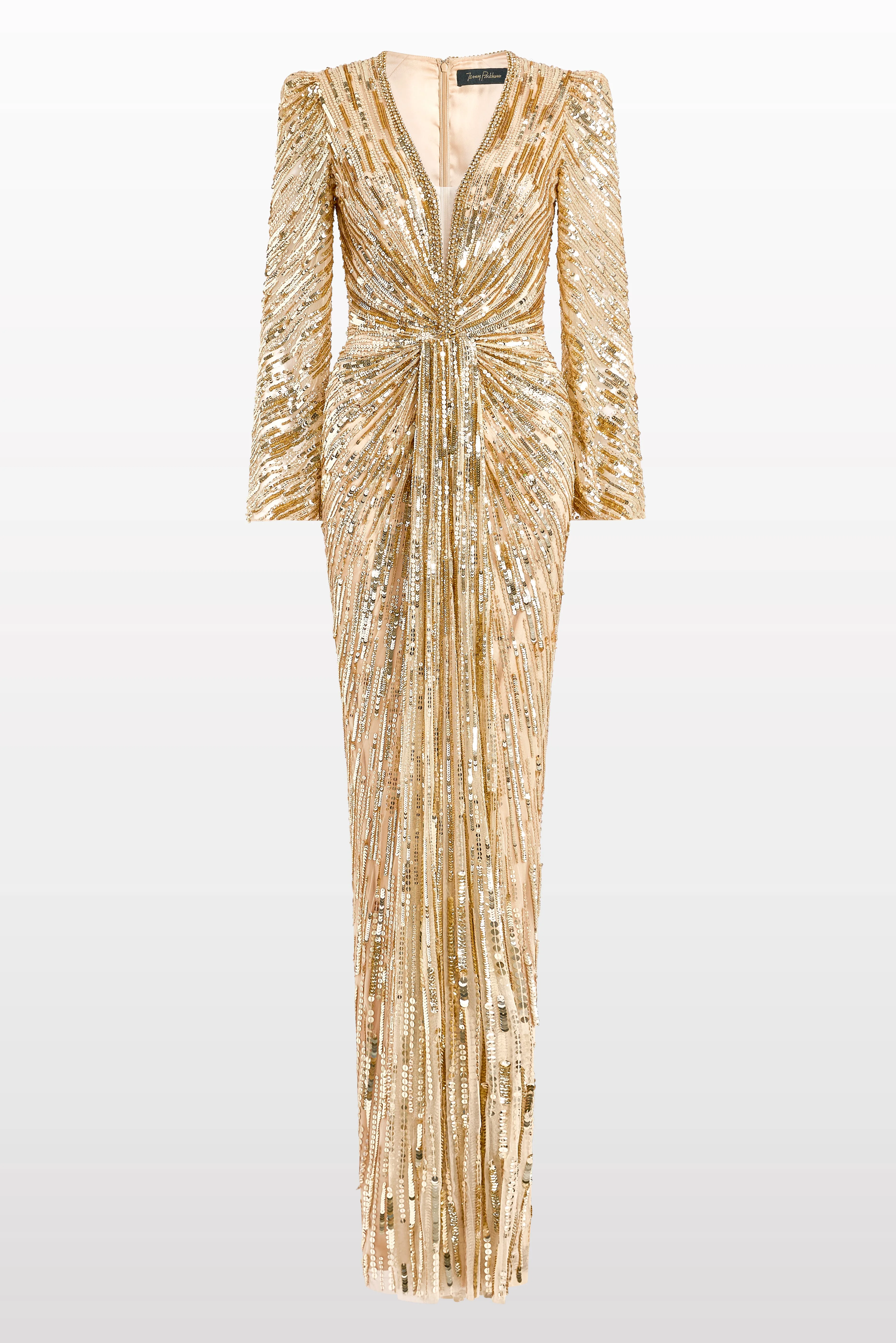 Jenny Packham Darcy Sequin-Embellished Dress in Illusion at Nordstrom - 1