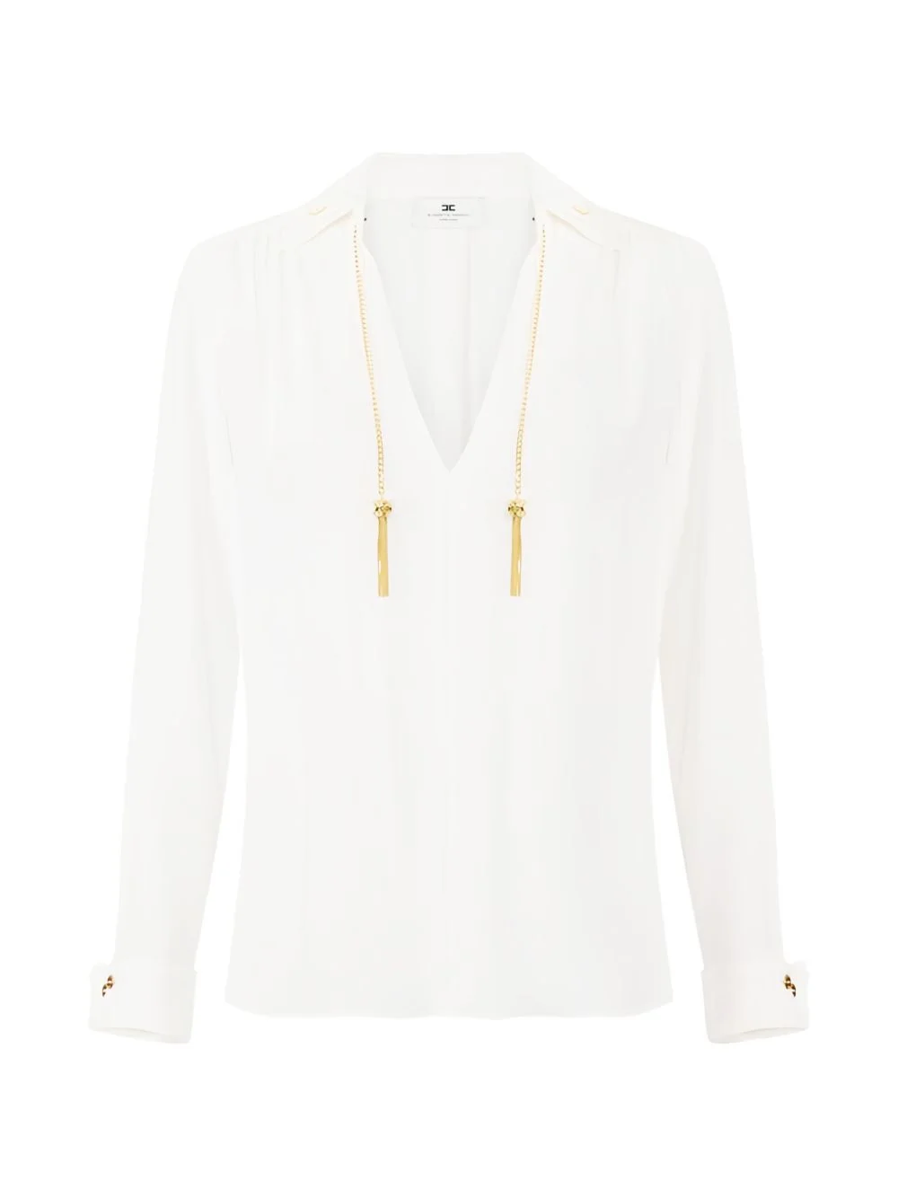 jewelled tassel blouse - 1
