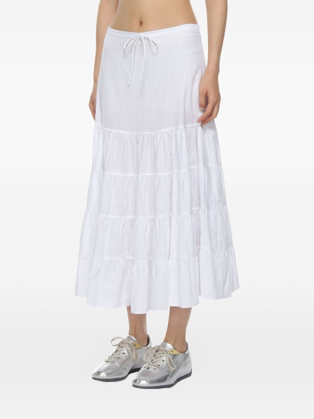 pleated midi skirt - 5