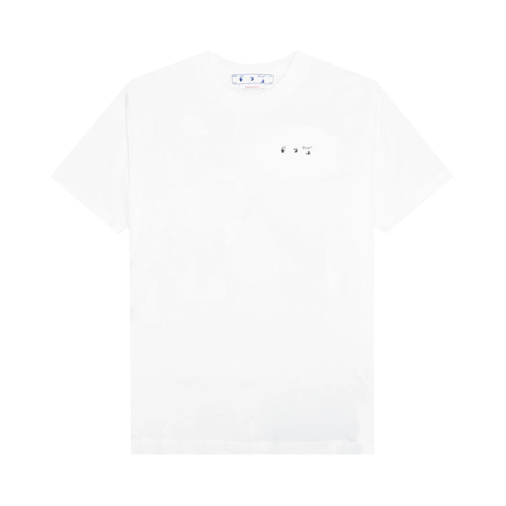 Off-White Caravaggio Paint Over Short-Sleeve Tee 'White/Black' - 1
