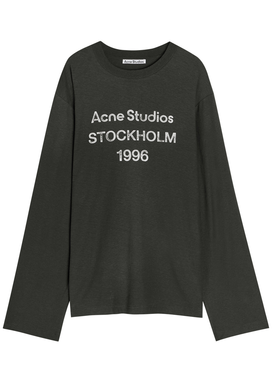 Acne Studios Logo Cotton-blend T-shirt - 1