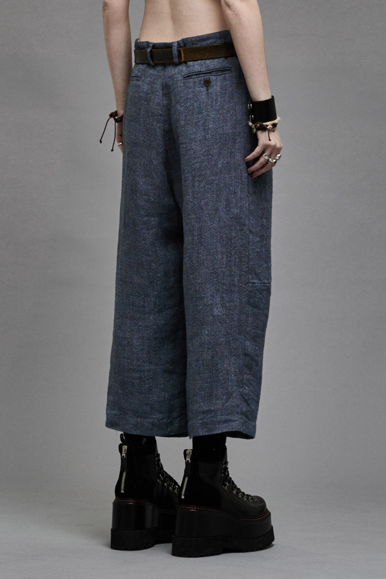 ARTICULATED KNEE TROUSER - LIGHT INDIGO - 6