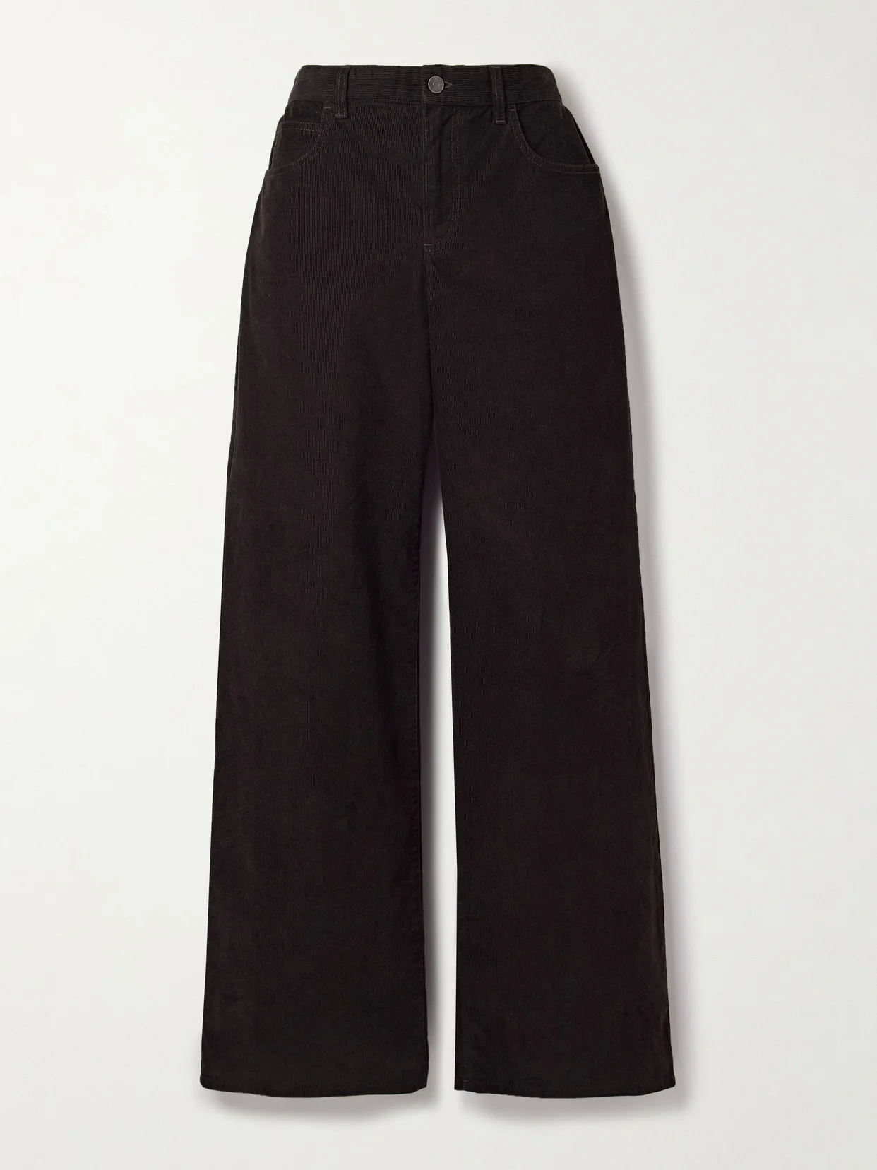 Eglitta Cotton-blend Corduroy Straight-leg Pants - 1