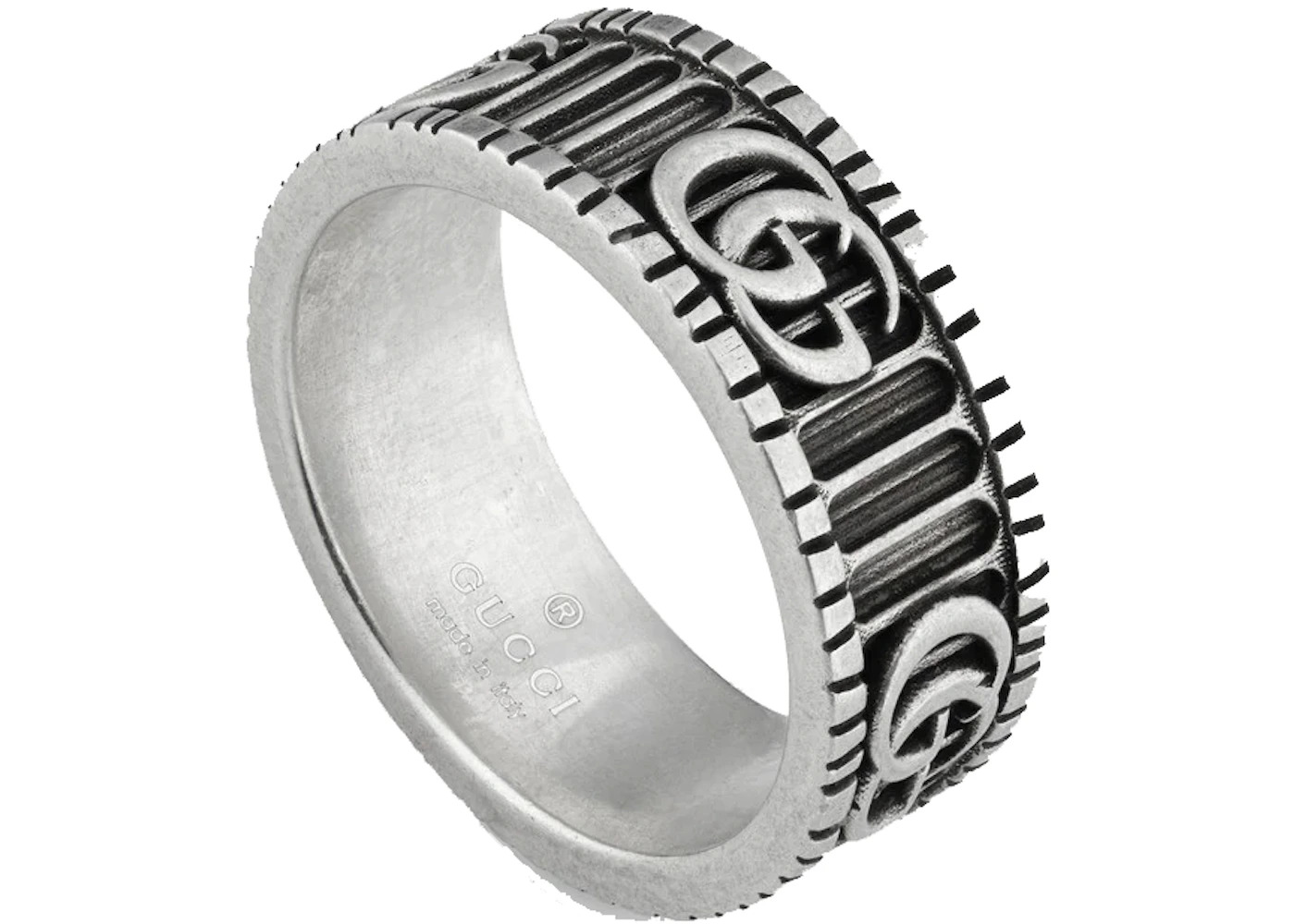 Gucci With Double G Ring Silver - 2