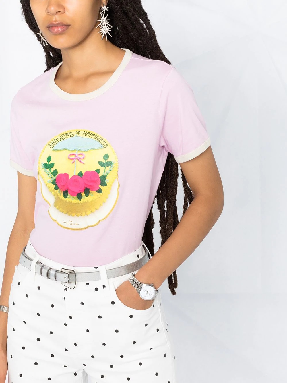 cake print T-shirt - 5