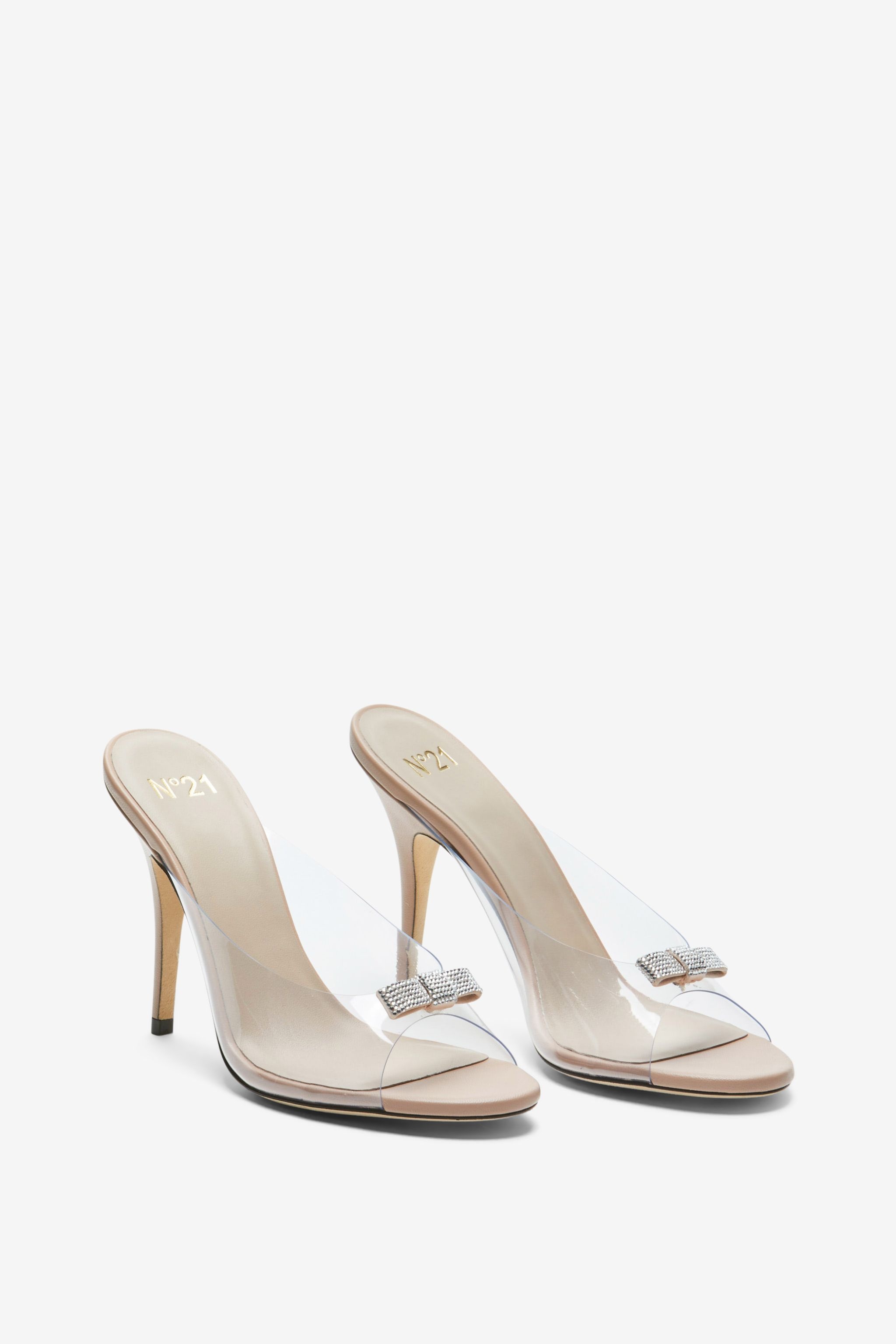 CRYSTAL-EMBELLISHED BOW-DETAIL MULES - 2